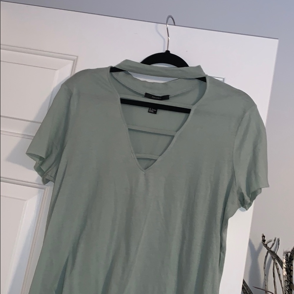 Forever 21 mint tee